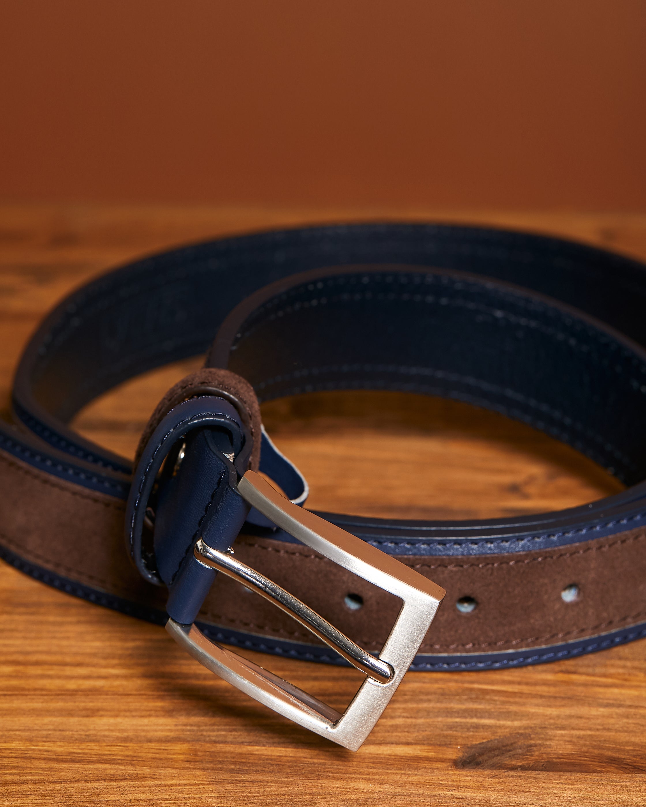 Tod's - Belt in Suede, BROWN, 105 - Belts