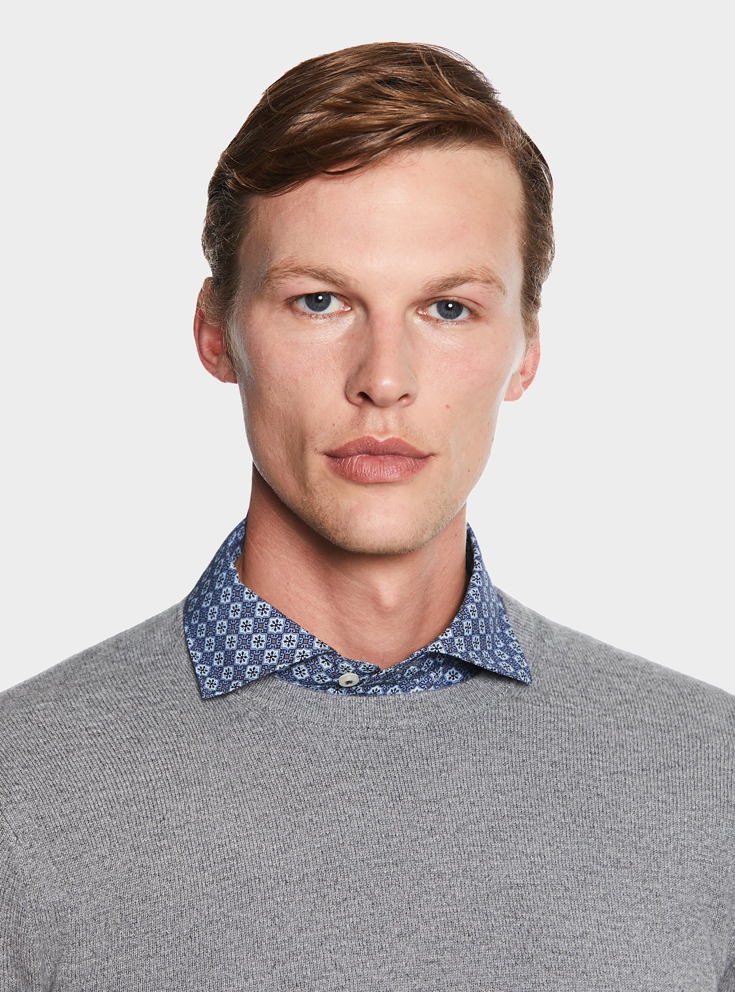 Wool and cashmere crewneck sweater