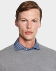 Wool and cashmere crewneck sweater