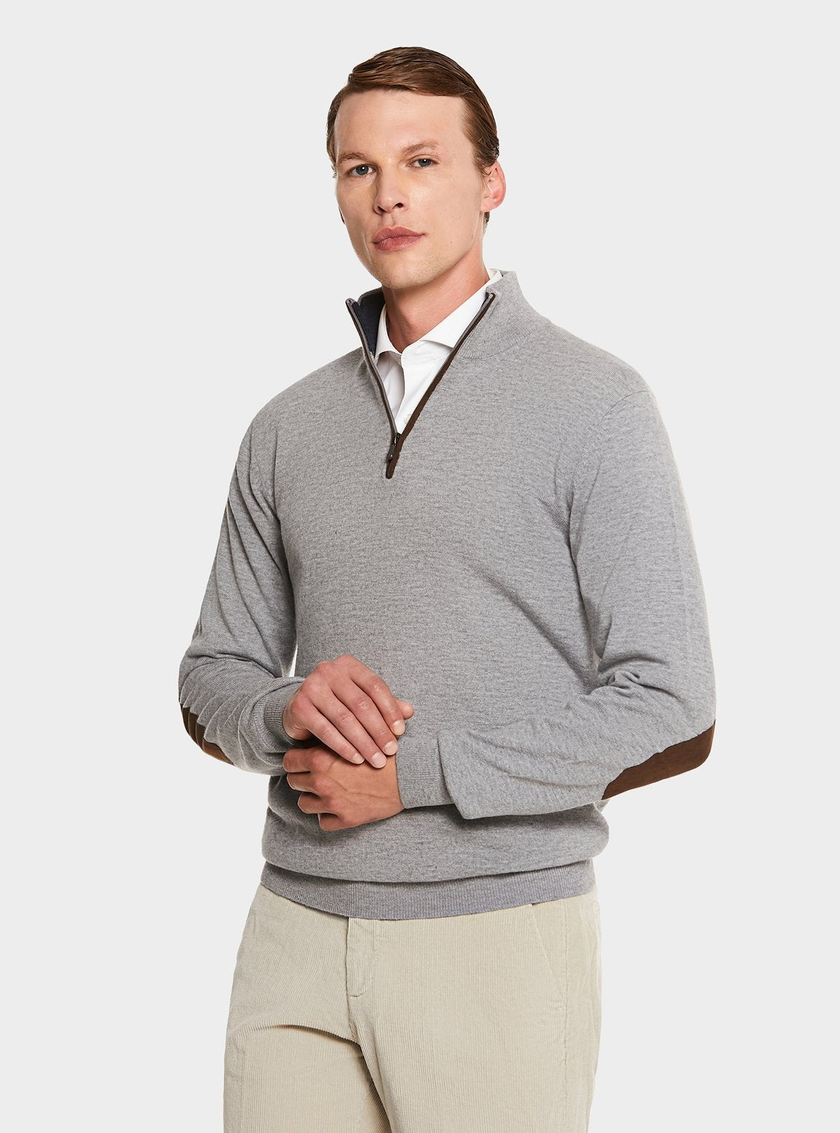 Maglia Mezza Zip in Lana e Cashmere: Eleganza e Comfort