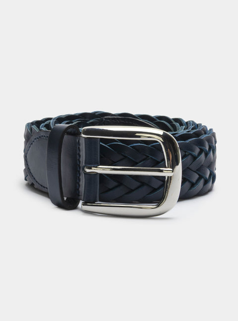 CINTURA TRECCIA PELLE.